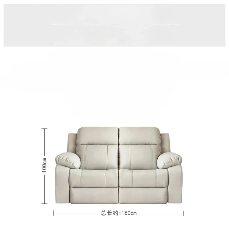 

electric leather, home theater sofa recliner, double electric