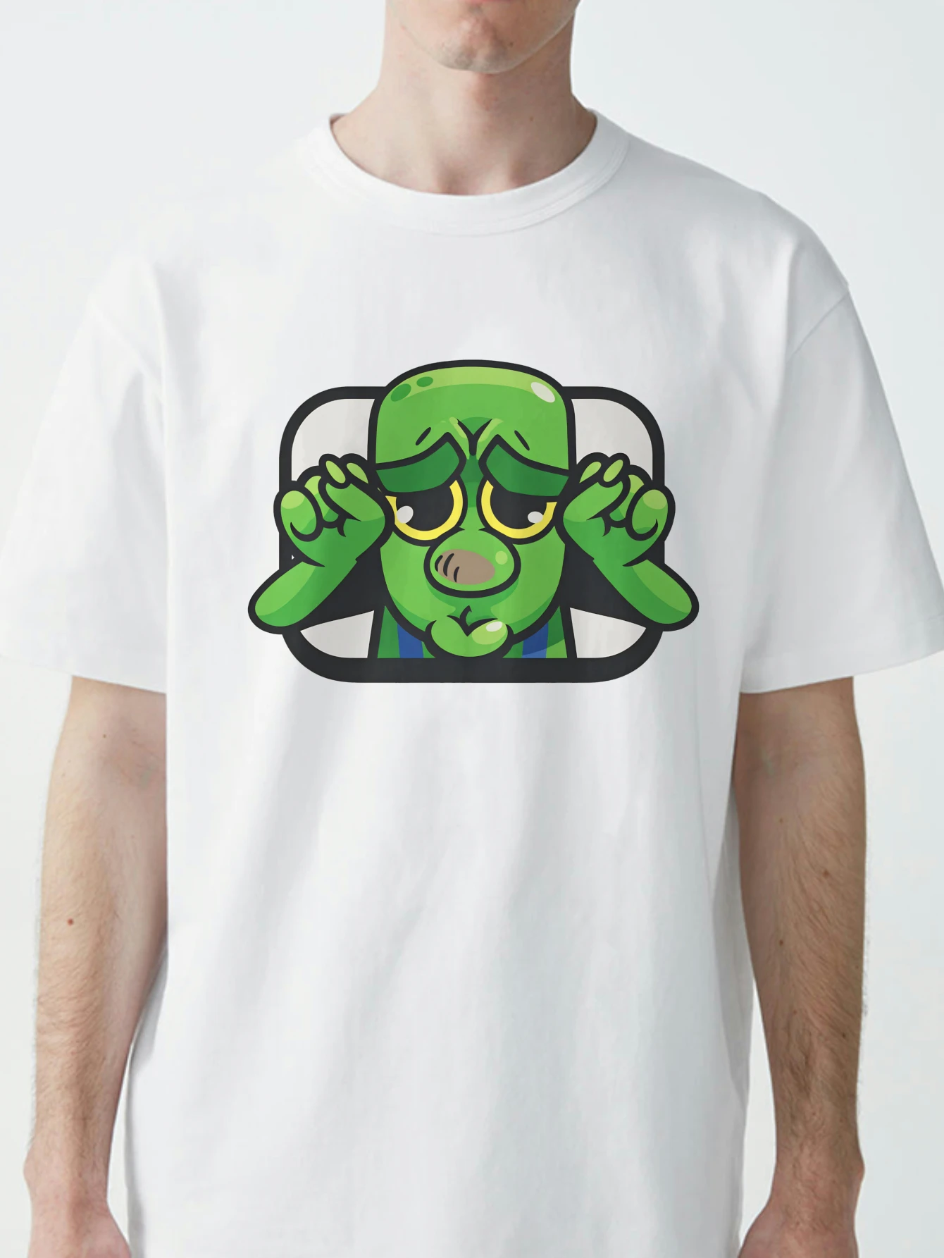 ميميمي كلاش رويال عفريت البكاء تي شيرت الرجال النساء مضحك الجرافيك طباعة تي شيرت عادية Crewneck تيز الصيف قصيرة الأكمام التي شيرت #4