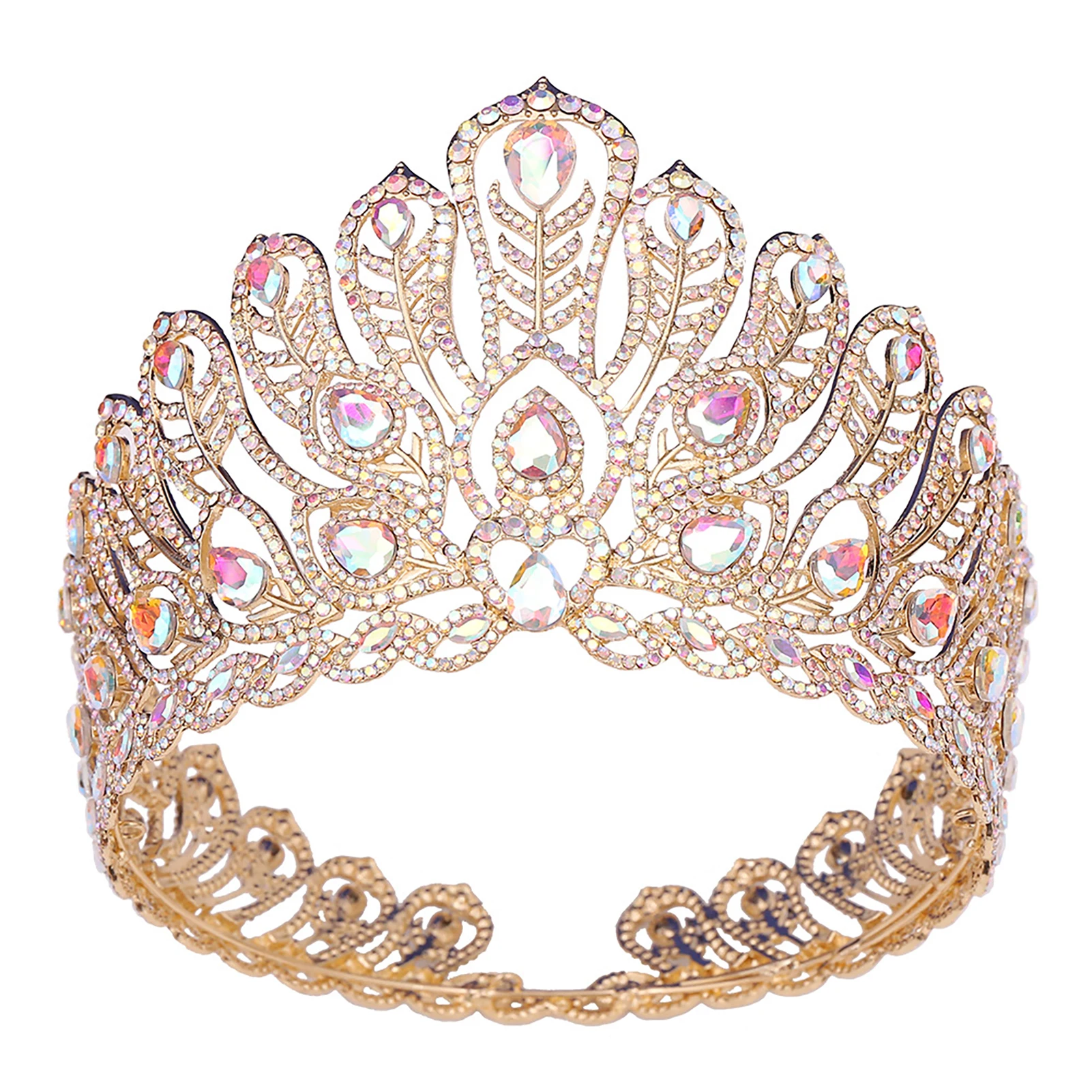 تاج الأميرة مع حجر الراين ، أسلوب بسيط ، حجر الراين المبهر ، الحلي لكرة تنكرية ، مأدبة تأثيري ، الكبار