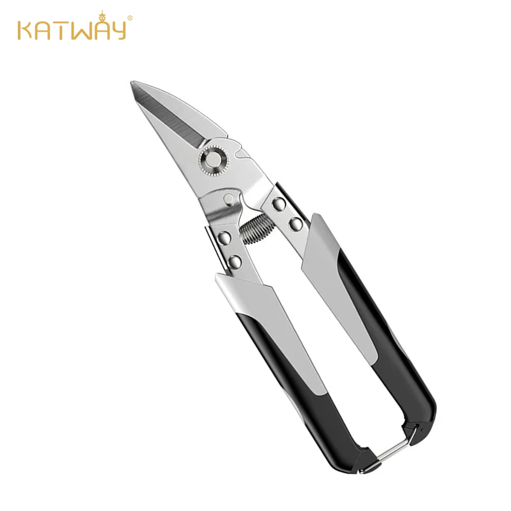 KATWAY Multifunctional Aviation Scissors for Tin Sheet Metal Cutting, Iron Plate Shears, Industrial Household Hand Tools HH-AA10