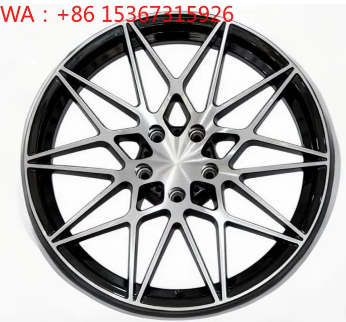 17/18/19 Inch Black Bird Nest Flow Form Aluminum Alloy Passenger Car Wheels 5x112 5x120 Universal Modified Rims