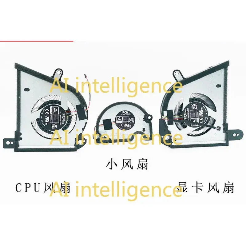 Original for ASUS Zephyrus M16 GU604 GU604VI GU604VZ COOLING FAN (Three fans)