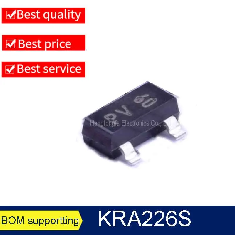 KRA226S-RTK/P KRA226S marking  PV  SOT-23 PNP transistor 50V 800mA