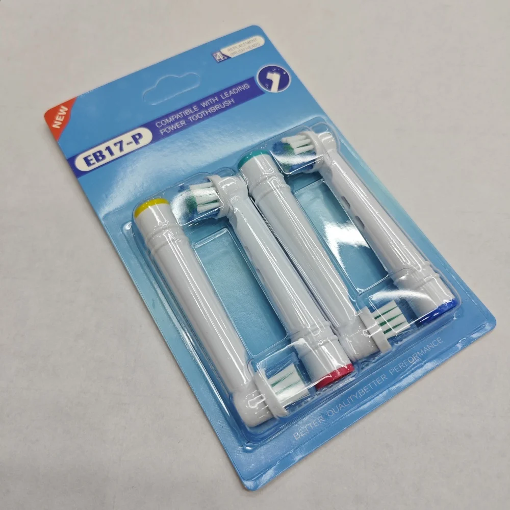Wholesale 4/16/20/80pcs Set/lot Electric Toothbrush Head For Oral B Sensitive Replacement Brush Heads D25 D30 D32 D18 4739 3709 image 2