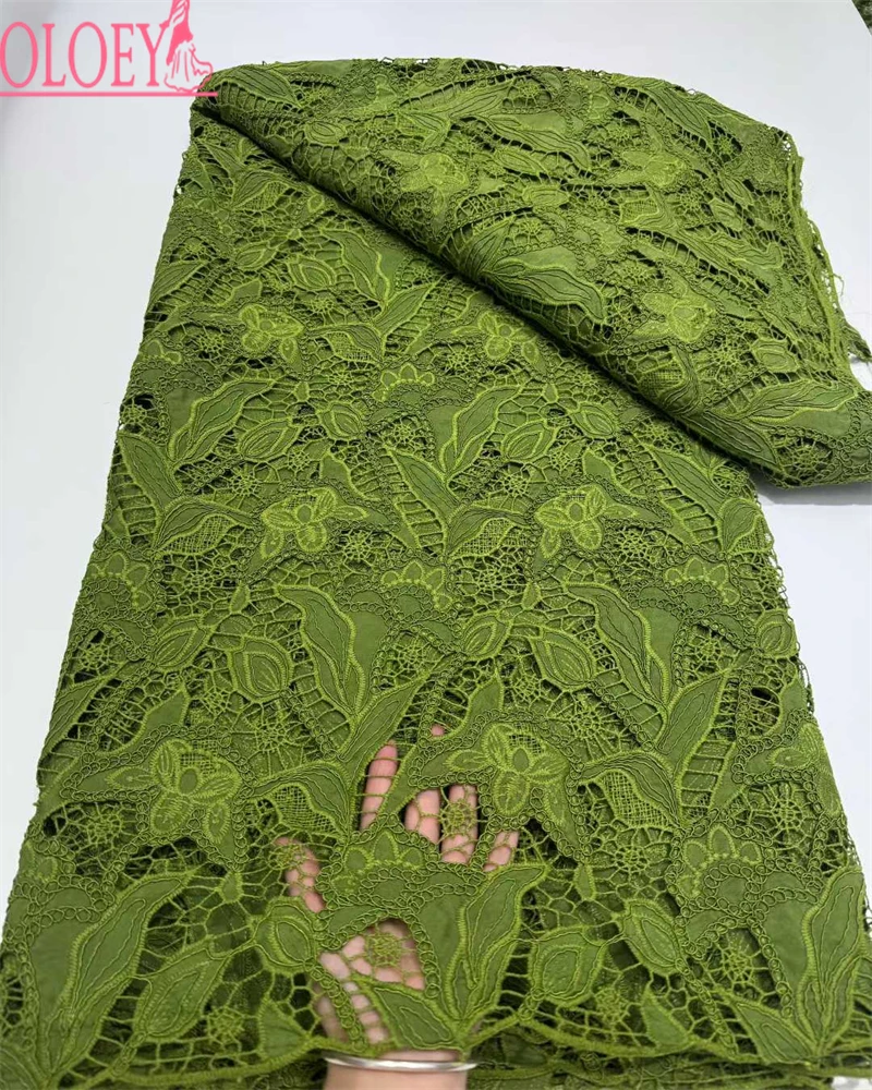 OLOEYÚltimo encaje de gasa suizo, tela africana Bazin Riche, tela de encaje nigeriano 100% algodón para vestido de fiesta