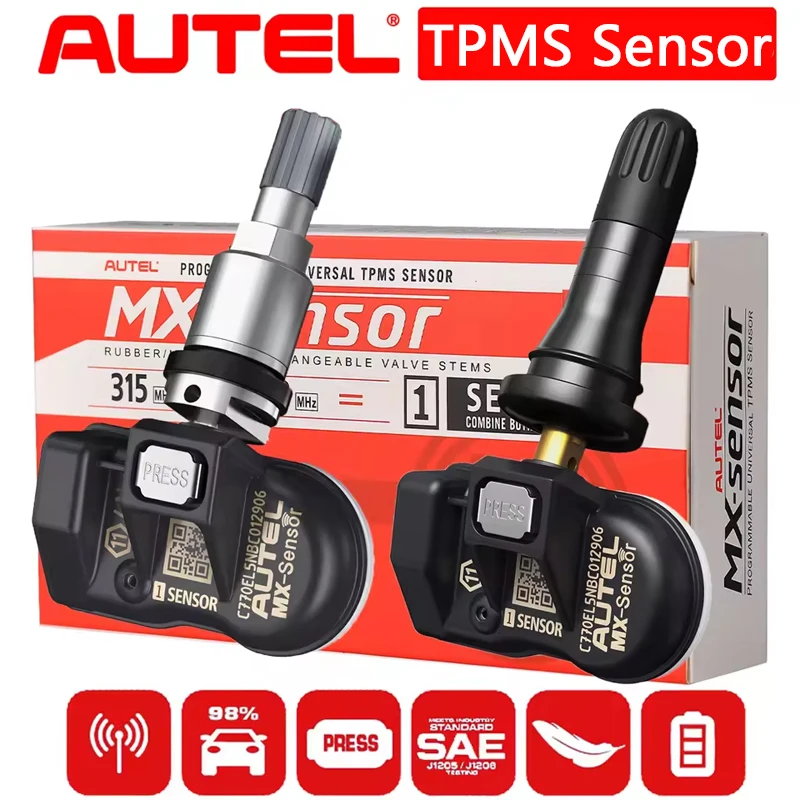 

Autel MX Sensor 433 315Mhz TPMS Sensor Tire Repair Tools Scanner Tire Pressure Monitor Tester Programming Tool For TS501 TS508