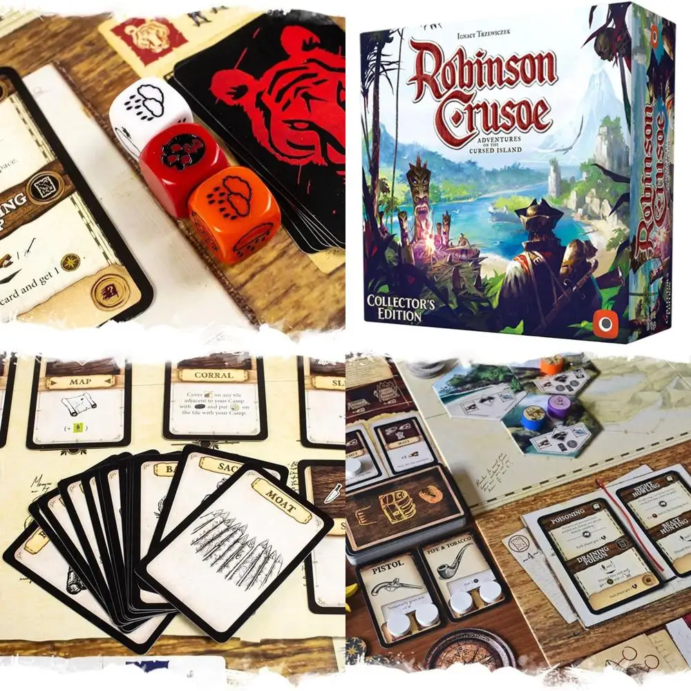 

Robinson Crusoe: Ultimate Survival Board Game - Collector's Edition for 1-4 Players, Ages 14+