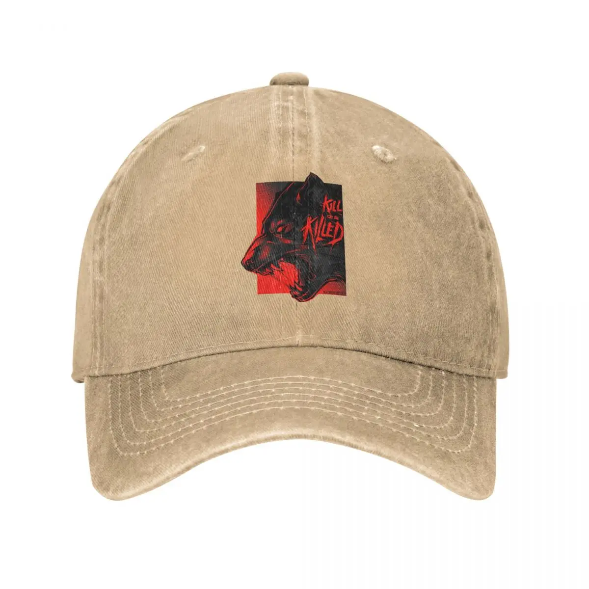 

KILL Or Be KILLED ! Wolf Vector Art Baseball Cap cowboy hat Peaked cap Cowboy Bebop Hats Men and women hats