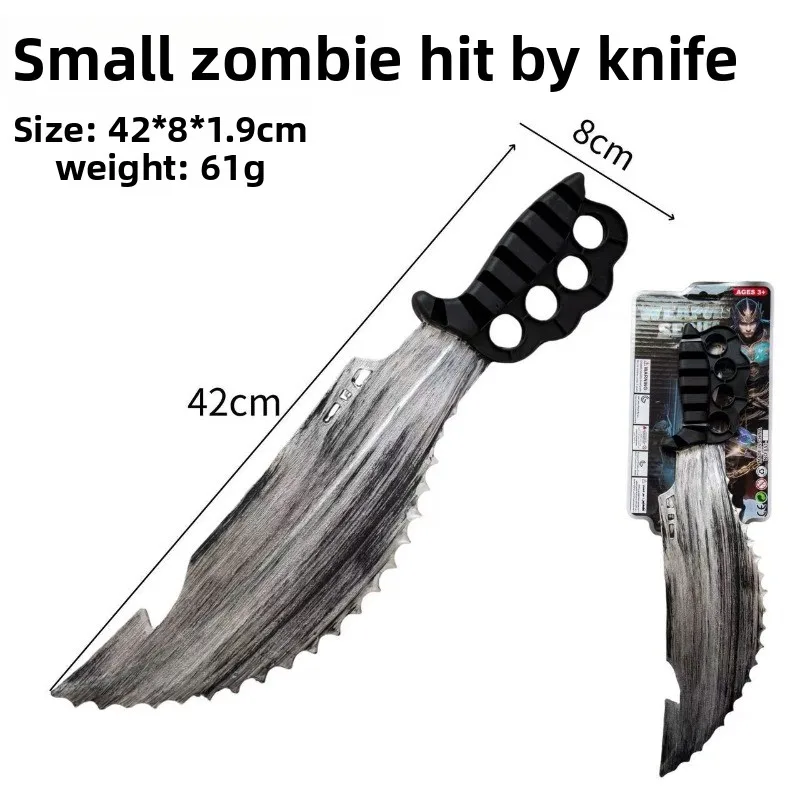 42 سنتيمتر/16.53in بولي PU هالوين بالمنشار لعبة سكين نموذج الدعائم تأثيري الأجهزة الطرفية الإبداع عرض لوازم الحفلات اللعب في الهواء الطلق هدية
