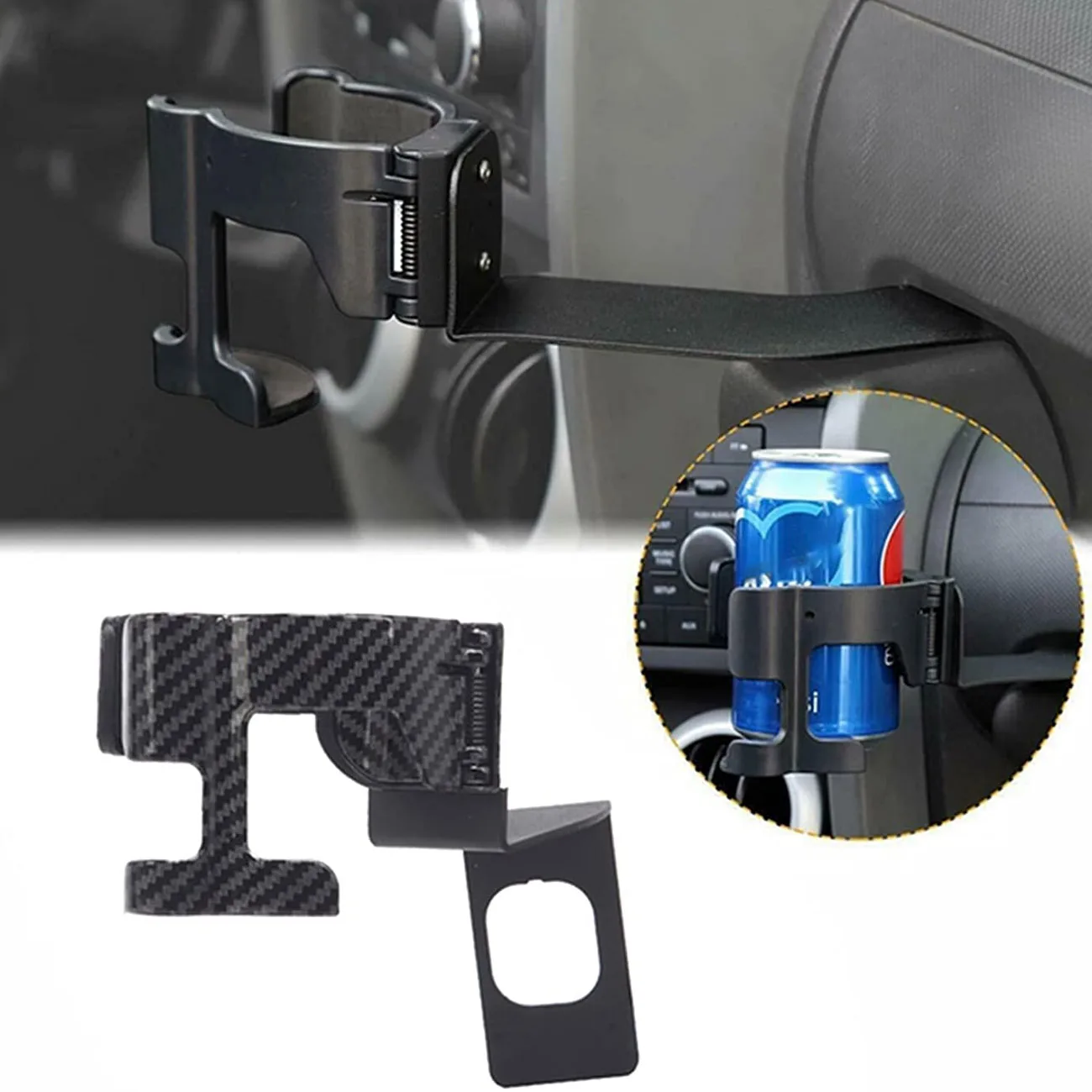 

Car Cup Holder for JEEP Wrangler TJ JK JL Gladiator JT 1997+ Auto Dashboard Insert In Drink Organizer Bottle Clamp Phone Bracket