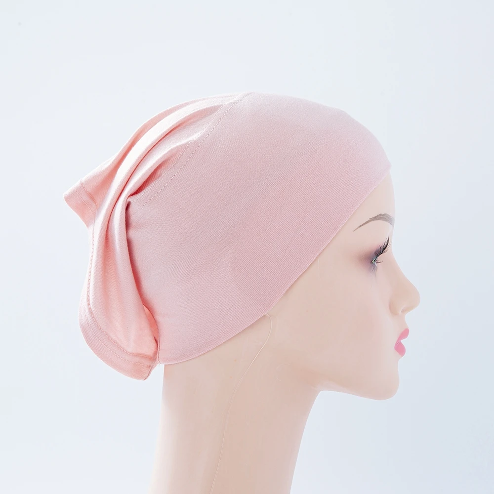 56 farben Mode Frauen Innere Hijab Rohr Muslimischen Kappe Motorhaube Plain Islamischen Underscarf Bambus Jersey Undercaps