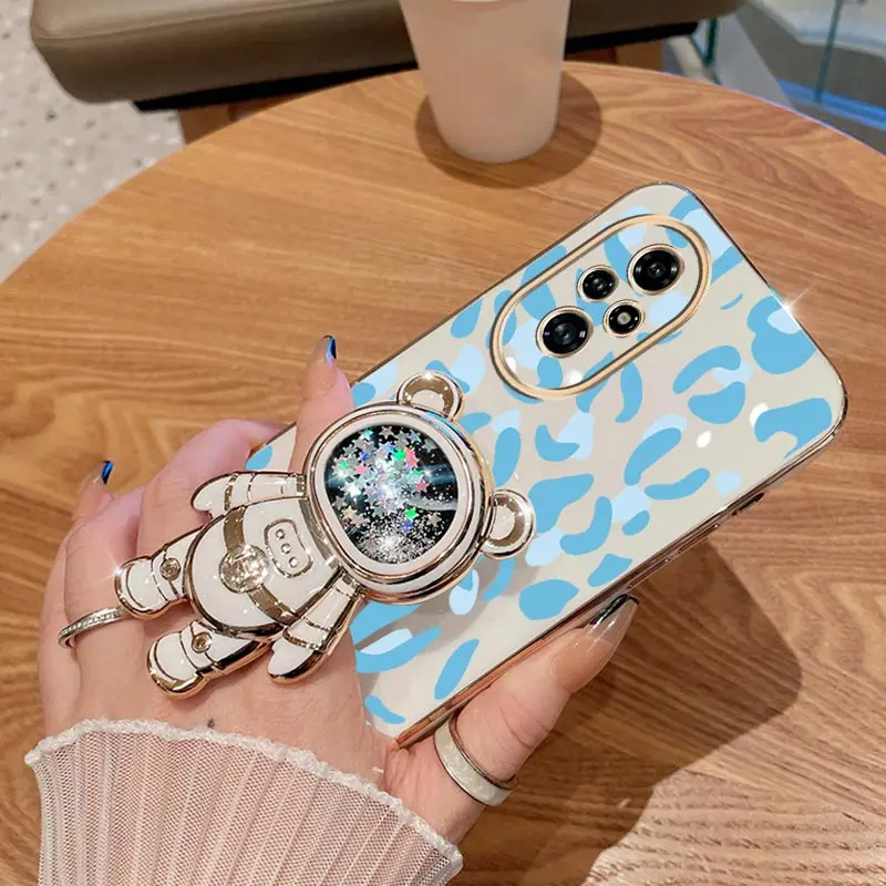 لؤلؤة حزام الحبل ليوبارد طباعة الدب حامل هاتف حافظة لهاتف هواوي هونور 9X برو 60 70 80 90 100 200 300 برو الترا Y9s