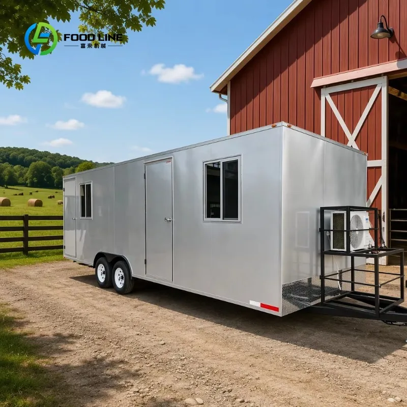 Customized Mobile Office Trailer Multi Purpose Staff Worker Dormitory Prefab Portable Living Office Unit on Wheels