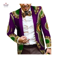 Men African Clothes Print Blazer Jackets Long Sleeve Trendy Mens Ankara Fashions Blazer Slim Fit 6XL African Clothes Men WYN184