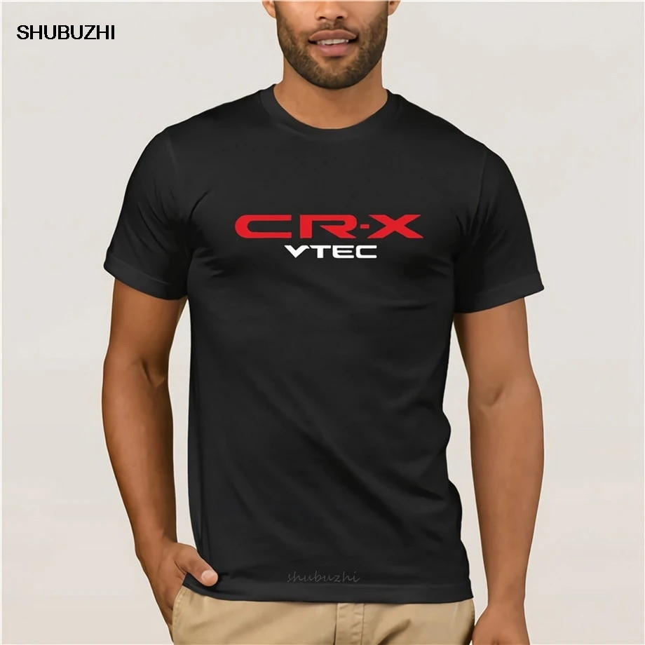 Hot Sale  Cotton Classic Japanese Car Fans CRX VTEC Harajuku Tee SHIRT male brand teeshirt men summer cotton t shirt