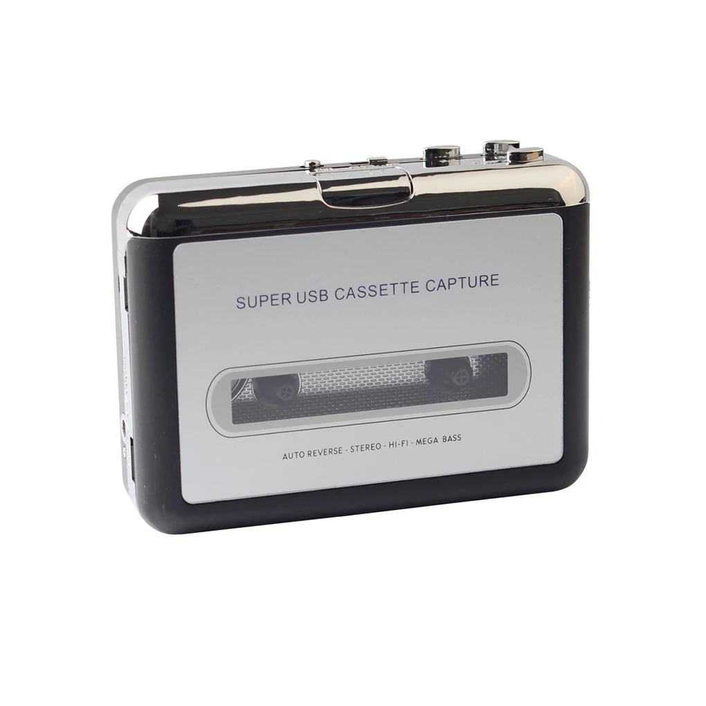 Portable Tape Player USB Cassette Capture to MP3 Converter Radio Player with 3.5mm Socket Player Cassette Recorder Player