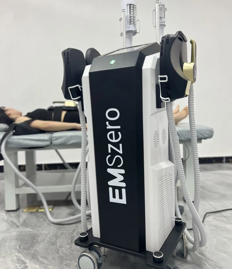 EMSzero-Electromagnetic Fat Burning Machine RF Handles Roller Slimming Body Shaping EMS Building Muscle Stimulator Beauty Salon