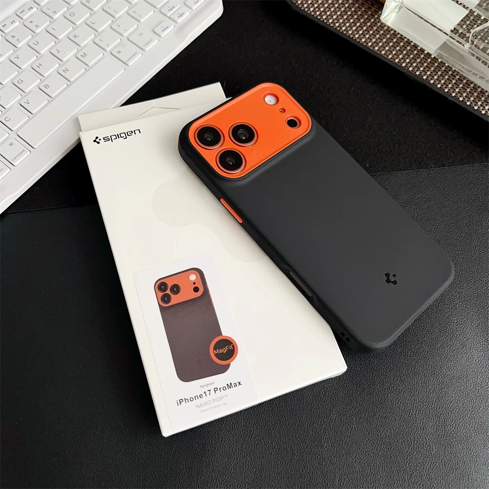 Spigen Fit MagFit Hide Magnetische Flüssigsilikonhülle für iPhone 17 Pro Max Air für MagSafe Kabelloses Laden Stoßfeste Abdeckung – Detail 13
