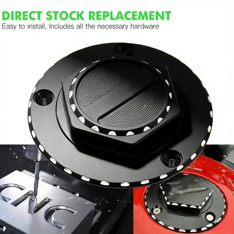 

For SUZUKI GSXR 1300/Hayabusa 2008-2013 2009 2010 2011 2012 2014 2015 Keyless Motorcycle Fuel Gas Tank cap Cover