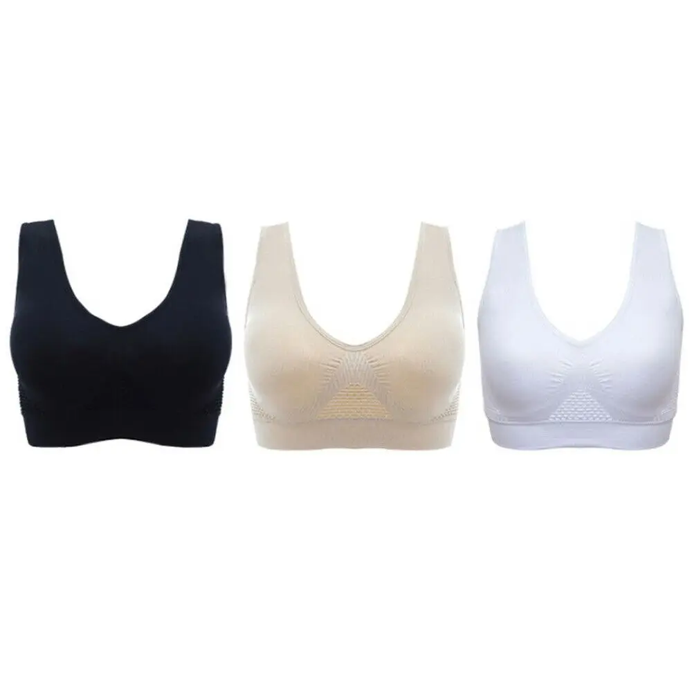 Fitness Gym Breathable With Pad Yoga Sports Wear Shockproof Underwear Sports Bra Push-Up Vest