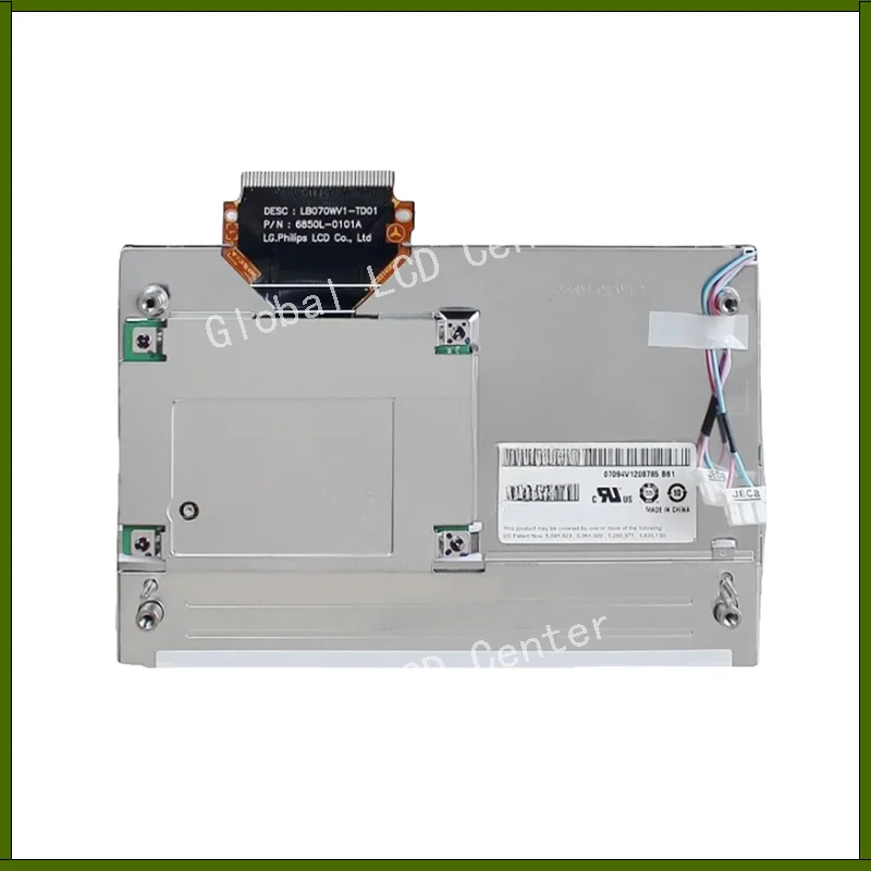 

LB070WV1-TD01 LB070WV1-TD17 Дисплей для Mercedes-Benz C-Class (W204) 2007-2014 C250 C300 C350 GLK NTG4 Навигационный радиоэкран