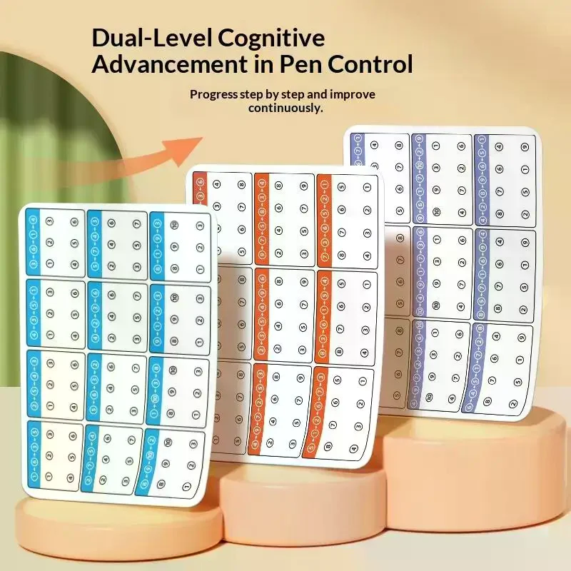 1 Set Children's Gift Visual Tracking Focus And Attention Training Card Color And Number Recognition Ideal Memory Improvement