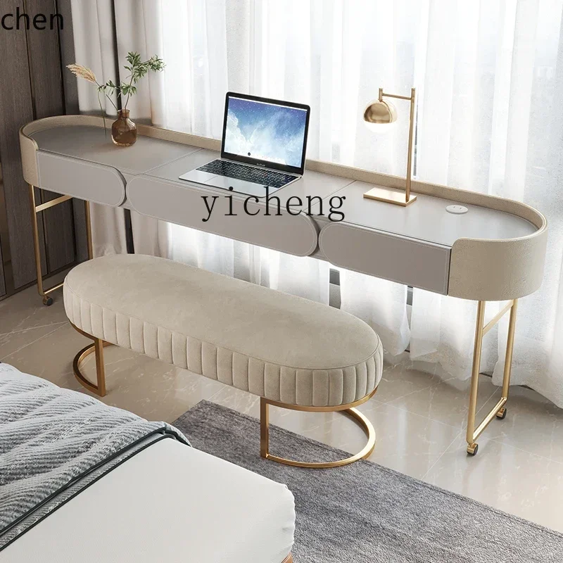 HXL Movable Dresser Modern Bedroom Cross Bed Makeup Table Multifunctional Bedside Table