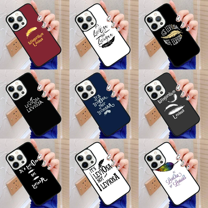 Leviosa Phone Case Cover For iPhone 16 15 SE2020 6 6s 7 8 plus 11 12 mini 13 14 pro max shell coque