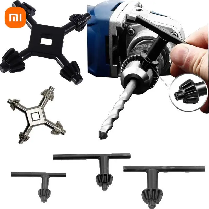 Xiaomi Wrench Mini Universal Multifunction Hand Drill Chuck Wrench Drill Electric Hand Drill Chuck Ratchet Wrench Accessories