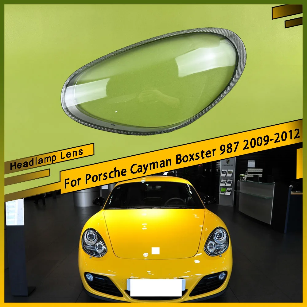 

Car Headlamp Lens Light Cover Headlights Lens Glass Lampshade Shell Car Accessories For Porsche Cayman Boxster 987 2009 - 2012
