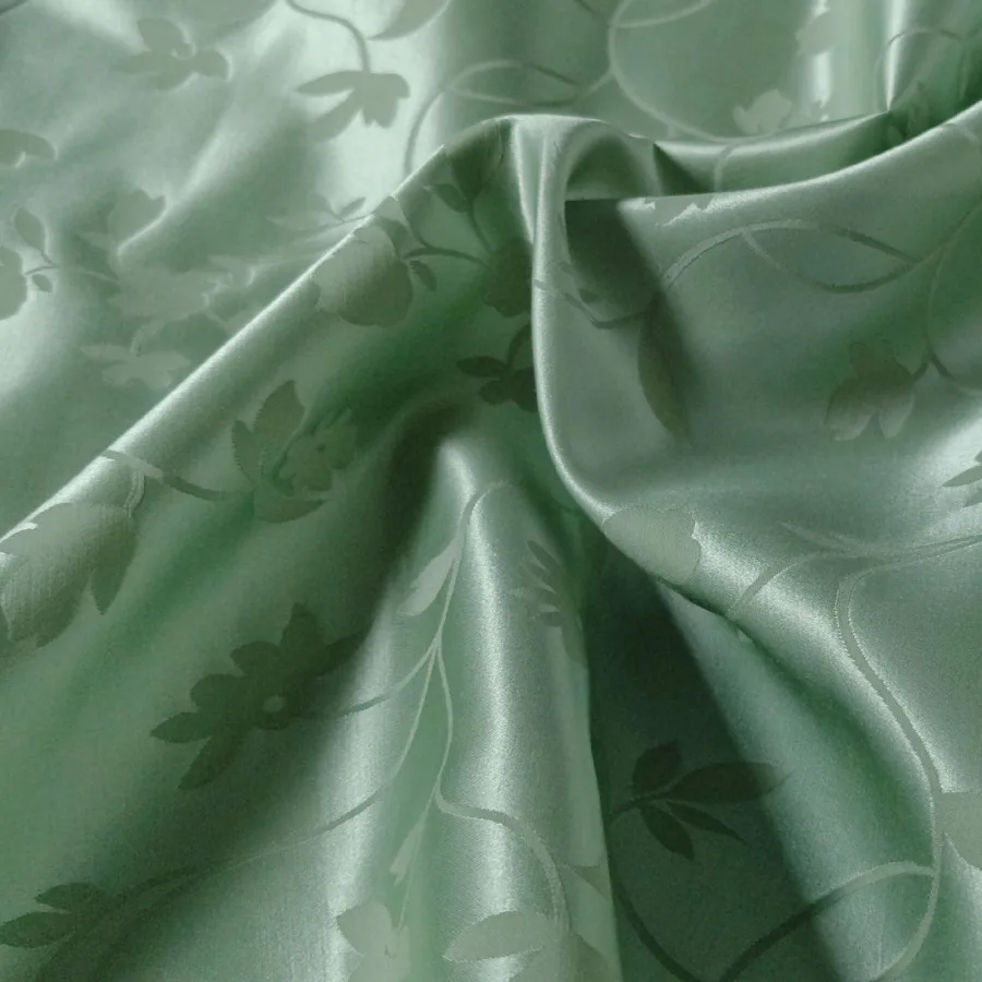 Silk Jacquard Satin Fashion Fabric