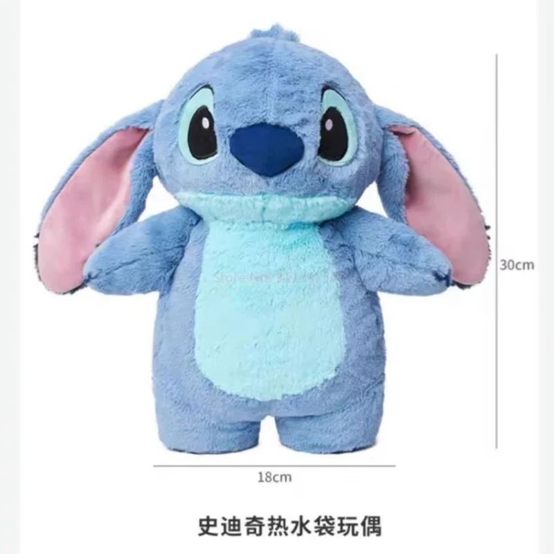 Disney Stitch Anime Winter Extra Grote Pluche Warmwaterkruik Dames Thuis Watervulling Handwarmer Vakantiecadeau voor vriendin