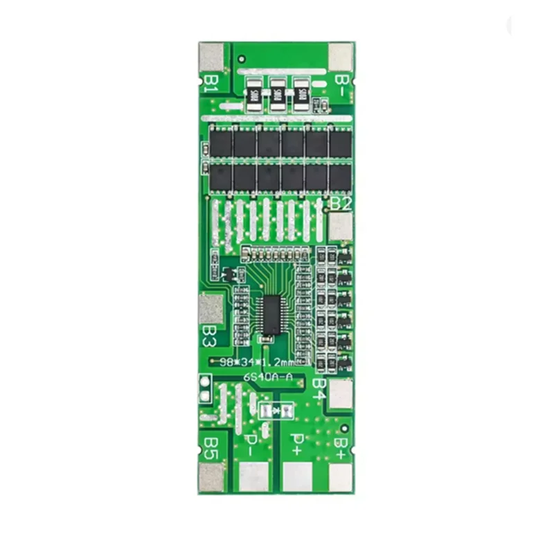【SLEEK DESIGN】6S 40A 24V 18650 Li- Lithium Battery Protect Board Solar Lighting Bms Pcb With Balance For Ebike Scooter - view 5