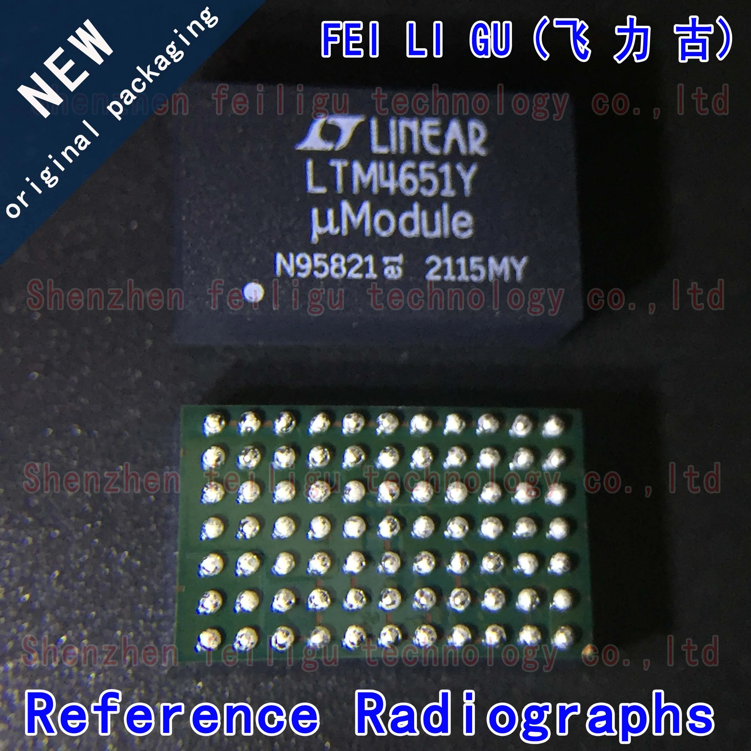 

1~10PCS 100% New Original LTM4651EY#PBF LTM4651EY LTM4651Y LTM4651 Package:BGA77 DC-DC Power Chip