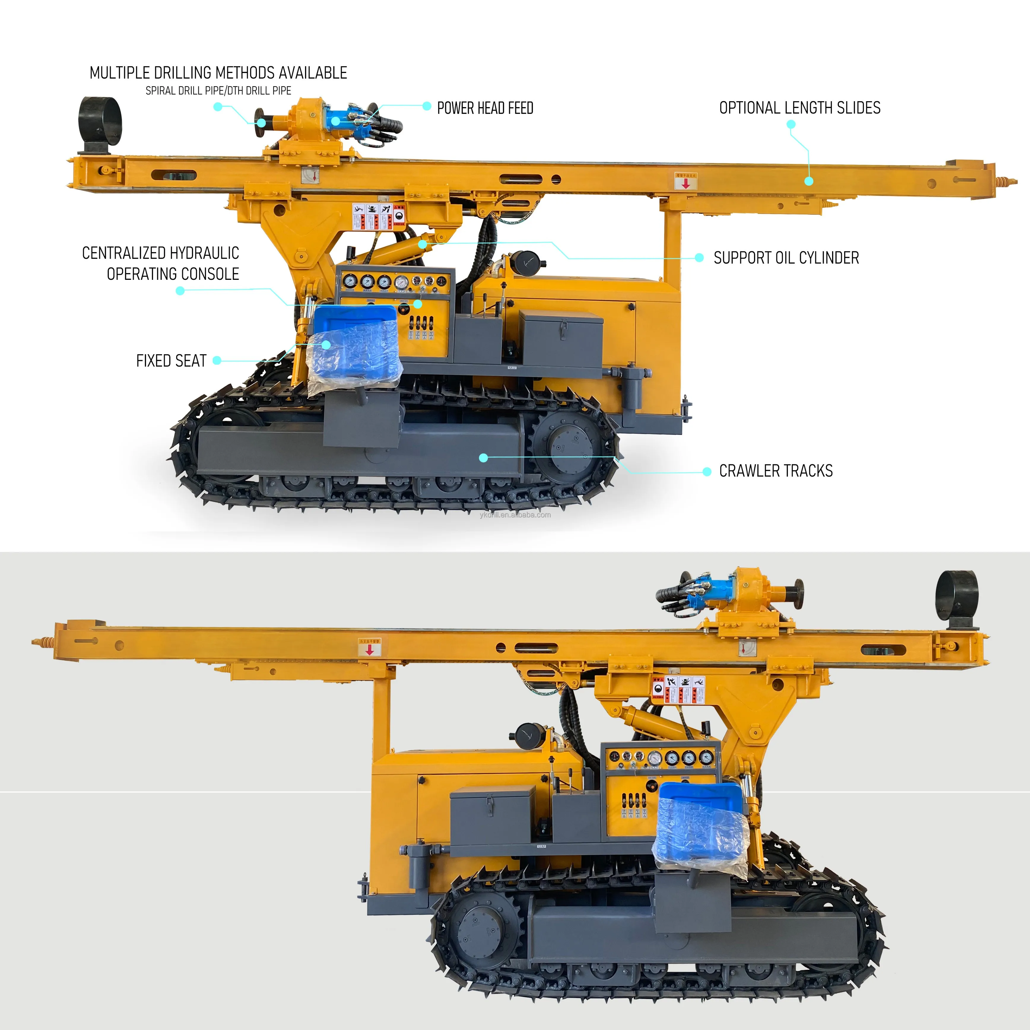 

Pile Driver Hydraulic Borehole Photovoltaic Solar Screw Pile Driving Rig for Sale