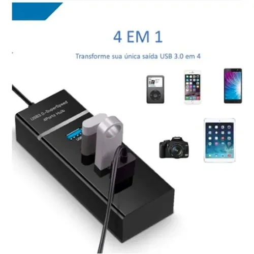 4-port USB3.0 Hub -5 Gbps High Speed