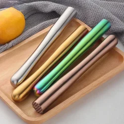 1PCS Stainless Steel Wine Mixing Stick Cocktail Muddler Shaker With Crushing Hammer DIY Drink Fruit Crushed Ice Barware Tool