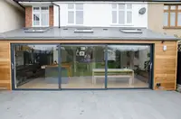 Full Vision Doors Custom Design Glass Sliding Door Balcony Patio Sun Room Glass Door with Double Tempered Glass Sliding Doors 6