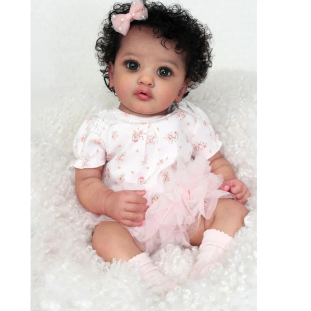 

55CM Bebe Reborn Doll Ayana Already Painted Lifelike Baby Dolls 3D Painted Skin with Visible Veins Muñeca Bebe Alive Reborn Toys