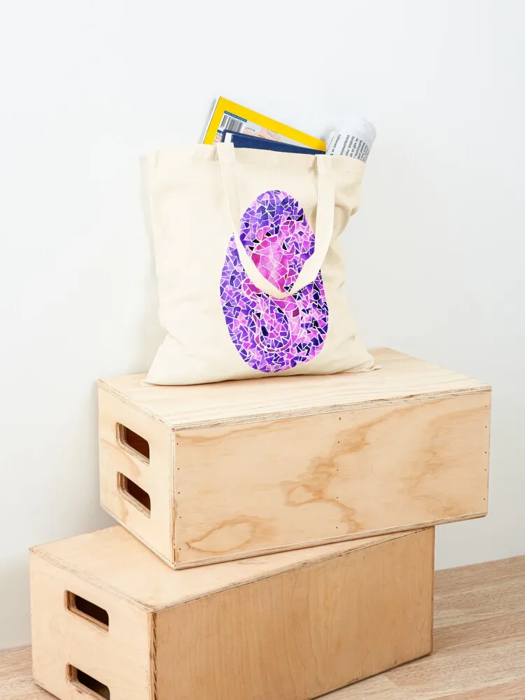 Mosaic Lizard Tote Bag Women's tote bag the tote bag Portable shopping Canvas