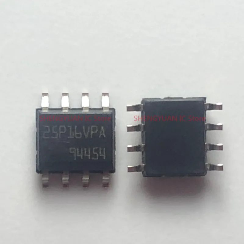 5Pcs M25P16-VMN3TPB  25P16VPA SOP-8 M25P16 16 Mbit, low voltage, Serial Flash memory with 50 MHz SPI bus interface 100% new