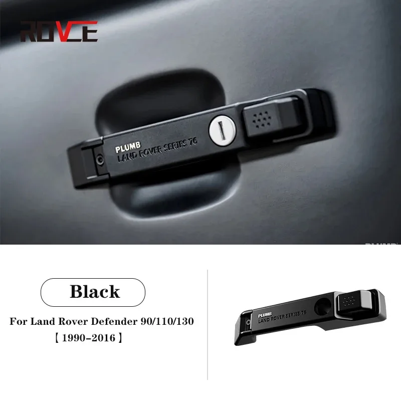 

PLUMB 76 Series For Defender 90/110/130 Black Door Handle Automotive Exterior Accessories
