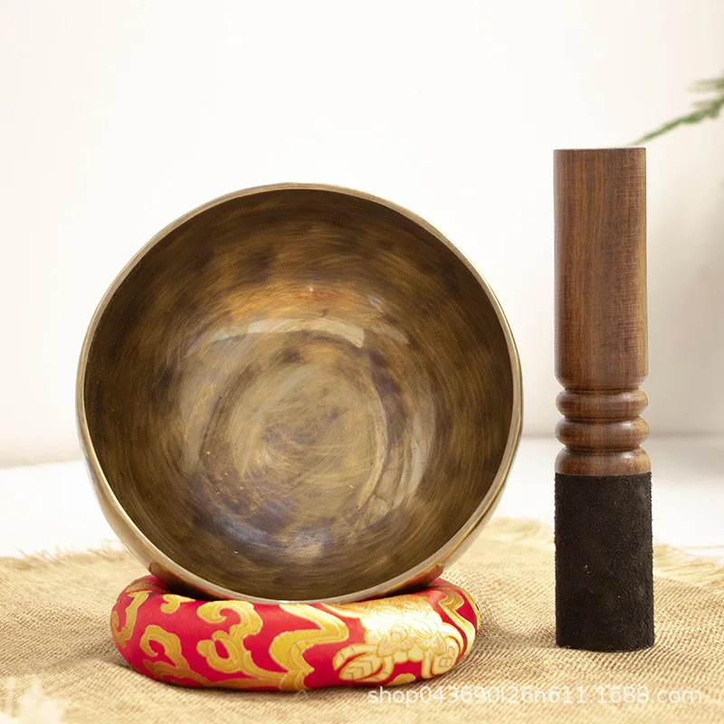 Nepal Singing Bowl Yoga Meditation Tibetan Buddha Sound Bowls Sound Healing Handmade Copper Sing Bowl Relaxation Instrument