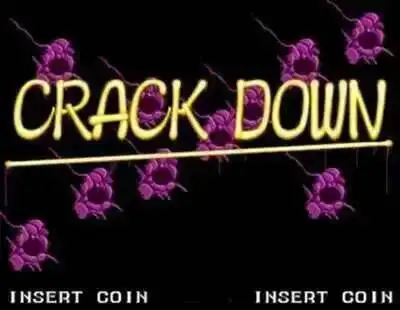 16-битная игровая карта MD Crack Down для Sega Mega Drive для Genesis