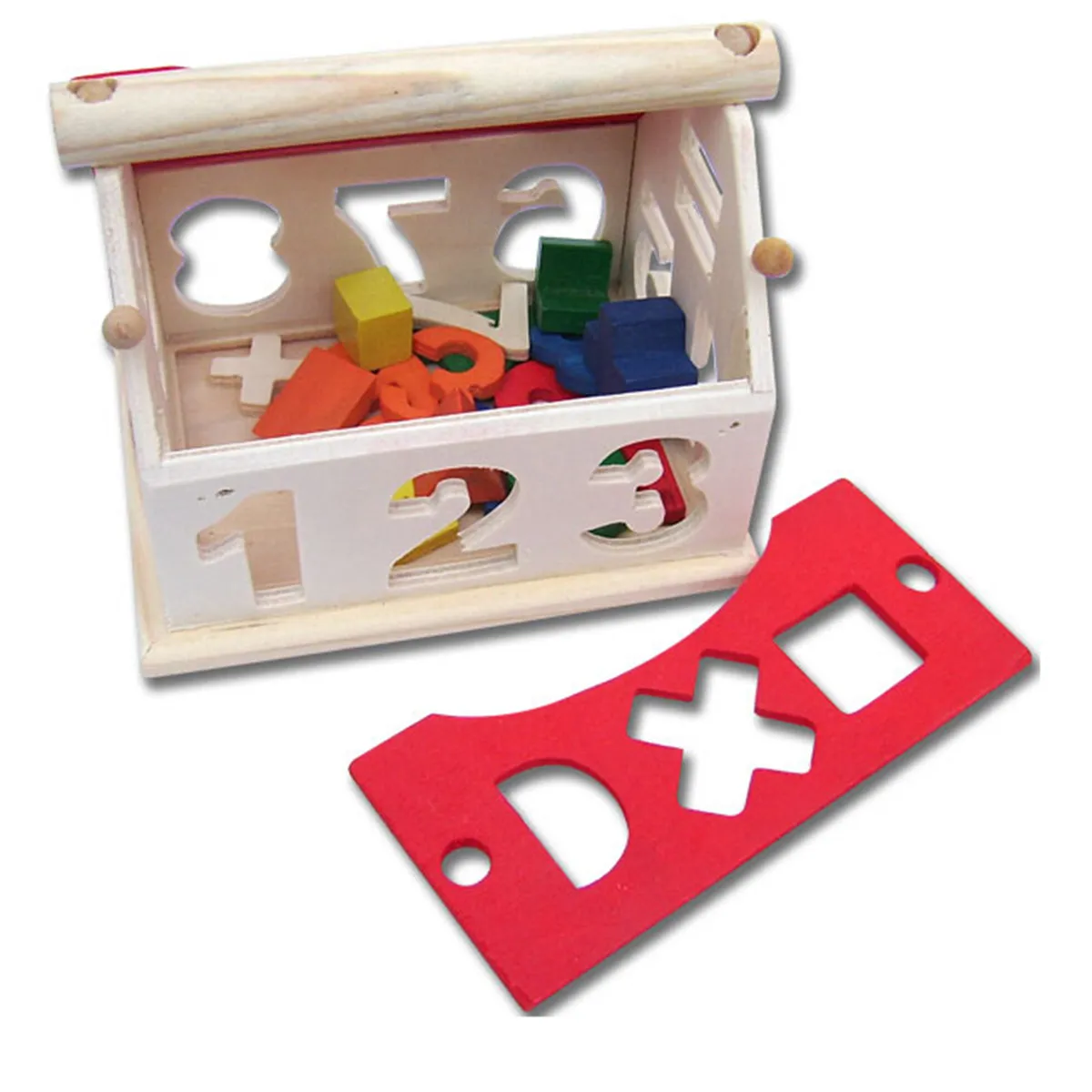 

Hard Wood Arabic Numbers Plus Minus Signs Shape for Children Early Education Improve DIY Skills Imagination