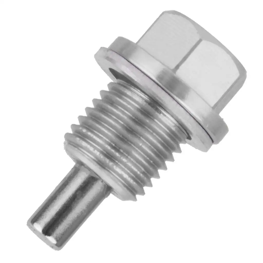 

M14X1.5 Anodized Magnetic Engine Oil Pan/ Drain Plug Silver