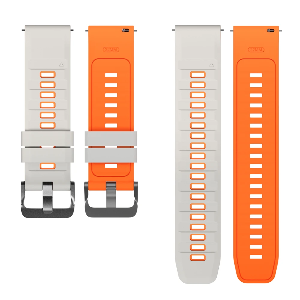22mm Silicone Replace Strap For TicWatch GTW GTX GTH 2 S2 E2 Pro 3 GPS/2020 Soft Bracelet For Polar Vantage M M3 M2 Sports Bands