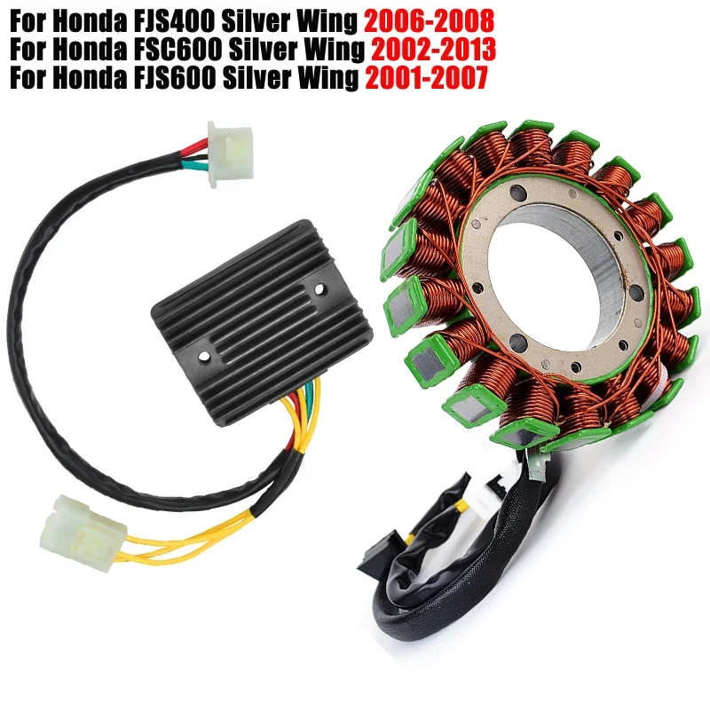 Regulator Rectifier Stator Coil For Honda FJS400 FSC600 FJS600 Silver Wing 2002-2013 FJS FSC  FJS 400 600