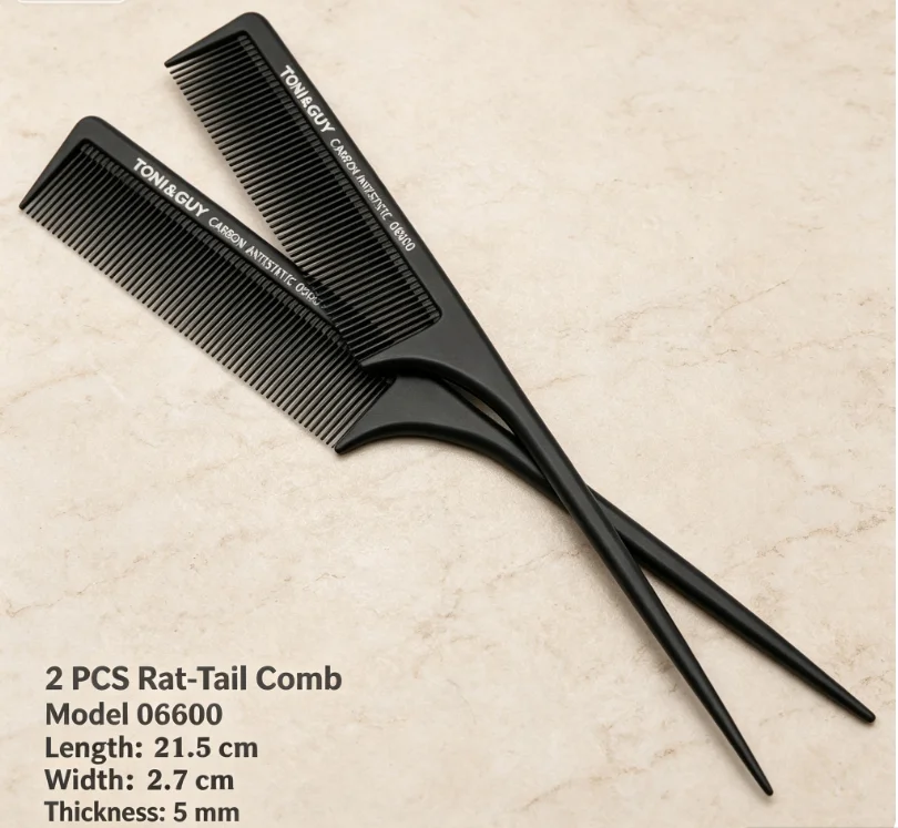 Carbon Fiber Rat Tail Comb Anti Static Heat Resistant Household Salon Hair Styling Grooming Supply