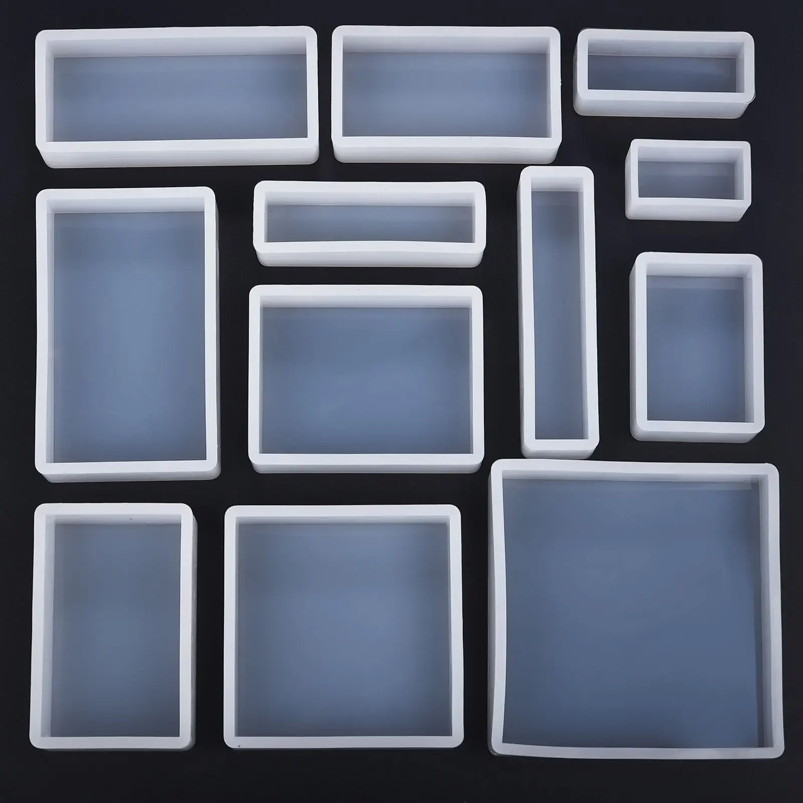 

Cuboid Cube Resin Mold Crystal Epoxy Silicone Mold DIY Jewelry Pendant Tray Mold Square Rectangular Casting Accessories Mold
